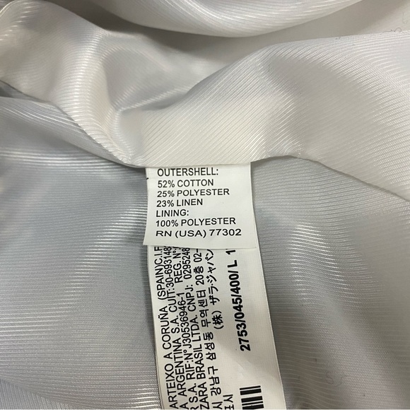 Zara Tweed Mini Skirt With Pleats & Pockets Lined Size Large - Picture 4 of 7